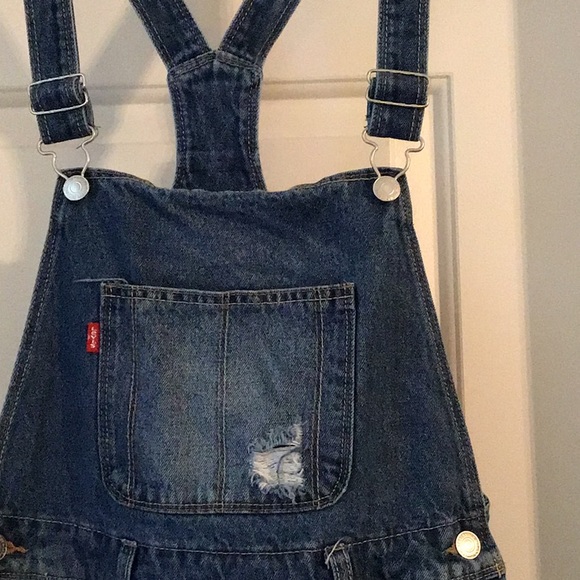 Girls Levi’s shortall; overall shorts 16 Reg. - Picture 2 of 2